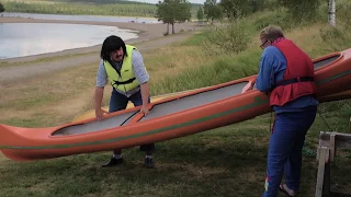 Ingemar paddlar kanot