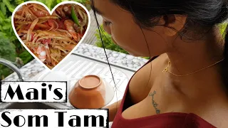 Mai's Som Tam - ich koche mit euch Lao Food in Thailand - Papaya Salat