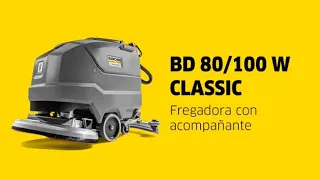 Fregadora con acompañante BD 80/100 W Classic Bp Pack