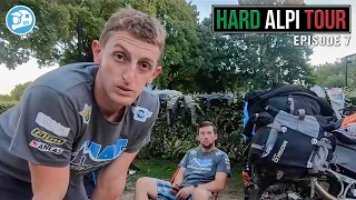 Road to Hard Alpi Tour Ep7: Big Bikes Riding Dirt In The Alps (Bodge Tape Adventures)