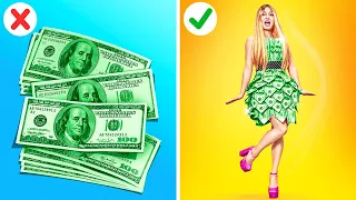 RICH VS POOR FASHION TRICKS | Transform Your Outfit Anywhere & Anytime! Save Your Money with 123GO!