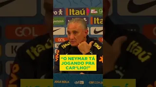 E QUEM NÃO CONCORDAR COM O TITE É MALUCO, OK? O NEYMAR É DIFERENTE! | TNT Sports Entrevistas #shorts