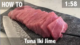 Perfect Sashimi Tuna Iki Jime