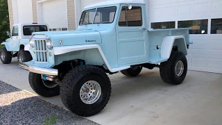 1954 Willys Jeep Restored Classic Lifted 4 Wheel Drive Pick up