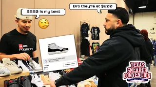 Spending 15k in 20 minutes at Texas Sneaker Convention!!