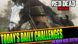 December 19 Red Dead Online Daily Challenges & Madam Nazar Location - Complete RDR2 Daily Challenges