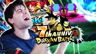 🔥 SCULO SUMMON 7° ANNIVERSARIO 😍 🔥 MAXI PULLATA per i GOD BOYS su DRAGON BALL Z DOKKAN BATTLE ITA