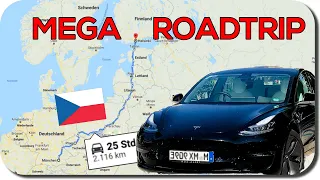 Tesla Model 3 Roadtrip Nach Finnland - Prag Etappe