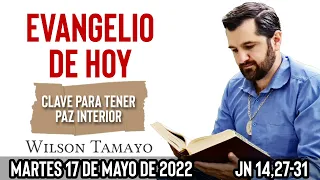 Evangelio de hoy Martes 17 de Mayo (Jn 14,27-31) | Wilson Tamayo | Tres mensajes