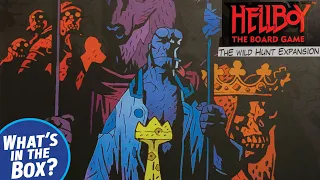 WILD HUNT Expansion Unboxing for HELLBOY the Board Game