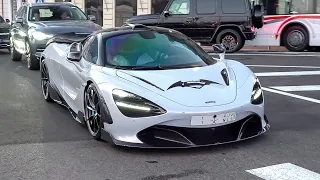 Supercars in Monaco 2022 - VOL. 26 (Ryft 720S, Novitec 488 Pista, LaFerrari, Ford GT, 918 Spyder)