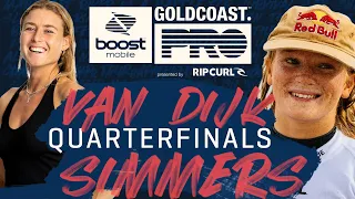 Nikii Van Dijk vs. Caitlin Simmers | Boost Mobile Gold Coast Pro - Quarterfinals Heat Replay