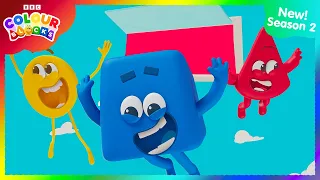 Fun with Colours | FULL EPISODE - S2 E11 | Kids Learn Colours | Colourblocks
