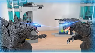 Legendary Godzilla vs. GMK Godzilla (stop motion)