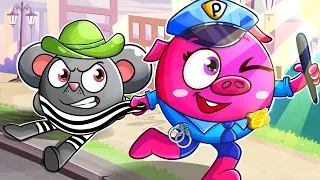 Super Police Girl Song 🚓 Police Girl Caught The Thief | DooDoo & Friends - Kids Songs