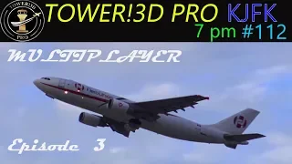 JFK New York Multiplayer feat / EliGrim Tower!3D Pro Live ATC @ 7pm from KJFK