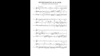 Johann Michael Haydn – Divertimento in D-Dur (Horn, Viola & Kontrabaß) (MH 173)