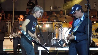 Megan Lovell of Larkin  Poe and Joe Bonamassa duel it out On Well, Well~KTBA Cruise