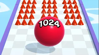 Ball Run 2048 - All Levels Gameplay Android, iOS ( Levels 696 - 716 )