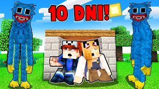 Spędziliśmy 10 DNI z Huggy Wuggy Poppy Playtime w Minecraft | Vito i Bella