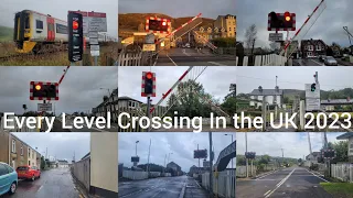 EVERY LEVEL CROSSING IN 2023