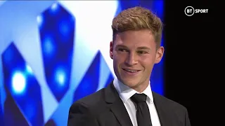 "Yoshua is not OK!" 😂 Joshua Kimmich wins the 2019/20 UEFA Men's Defender of the Year award