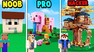 MINECRAFT - LEGO CHALLENGE | NOOB vs PRO vs HAKER | Vito vs Bella