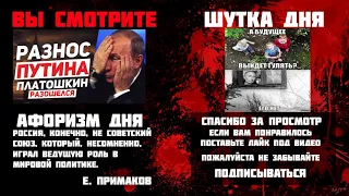 ПЛАТОШКИН РАЗНОСИТ ПУТИНА