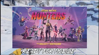 Star Wars: Hunters Mobile Gameplay! 4v4 Arena Shooter!