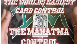 Easiest Card Control - Mahatma Control / The Control Series