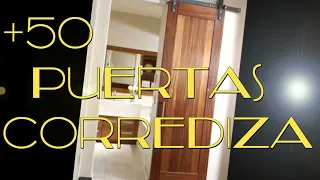 +50 🚪Puertas CORREDIZAS bonitas PARA tu CaSa (🚪s corredizas para salas comedor estudios dormitorios)