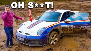 I got a £200k Porsche stuck in mud!