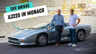 Tiff Needell & Ex-F1 Driver Thierry Boutsen Explore Monaco in a Jaguar XJ220 | Carhuna Carpool