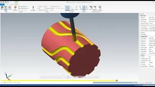 MasterCam Toolpath 2D- Contour - Rotation axis Substitution