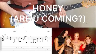 Måneskin - HONEY (ARE U COMING?) (guitar cover with tabs & chords)