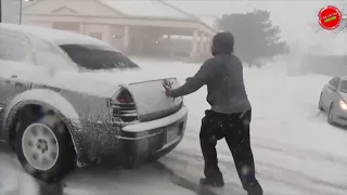 winter car crash compilation 2021 - idiot drivers snow accidents