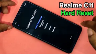 How to Realme C11 Hard Reset | Realme RMX2185 Pattern Unlock / Factory Reset Without PC |