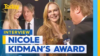 Nicole Kidman honoured with AFI Lifetime Achievement Award | Today Show Australia