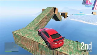 GTA 5 Online - Crazy Car Parkour drive over cntainers 🔥🔥