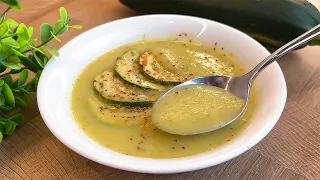 Incredibly delicious zucchini soup! Zucchini is tastier than meat! Healthy and incredibly delicious!