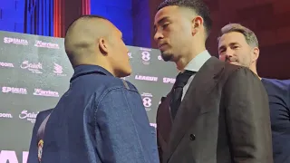 FIRST FACE OFF • Isaac Cruz vs Rayo Valenzuela & Andy Ruiz vs Jarrell Miller