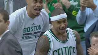 Isaiah Thomas Career High 52 Pts! 29 Pts in 4th Quarter! 9 3 Pointers Heat vs Celtics