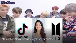 BTS reaction india tiktok | Nisha Guragain vs Daizy Aizy -ZiinChan