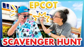 Disney World Scavenger Hunt 6 -- Fry Bucket vs Sage in EPCOT