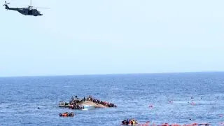 Boat capsizes, killing migrants off Libyan coast