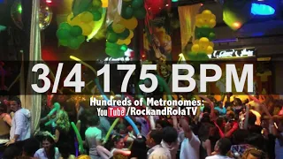 🔴 175 BPM 3/4 Bohemian Percusion Metronome