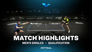 Robin Devos vs  Anders Lind | WTT Contender Doha 2021 | Men's Singles | QUAL Highlights