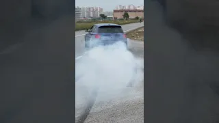 F20 BMW 116i stage2 230HP Burnout & Launch