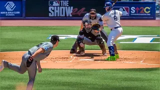 Miami Marlins vs LA Dodgers 5/8/2024 MLB The Show 24 Gameplay