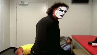 WCW Monday Nitro Sting Attack Hogan Backstage 2/2